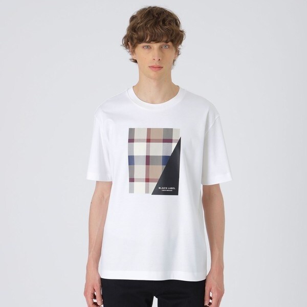 ボックスロゴTシャツ | ブラックレーベル・クレストブリッジ (BLACK