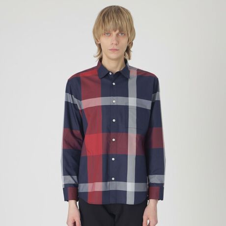 ロイヤルオックスクレストブリッジチェックシャツ | ブラックレーベル 