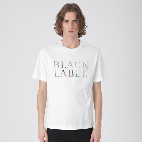チェックコンビロゴグラフィックTシャツ | ブラックレーベル