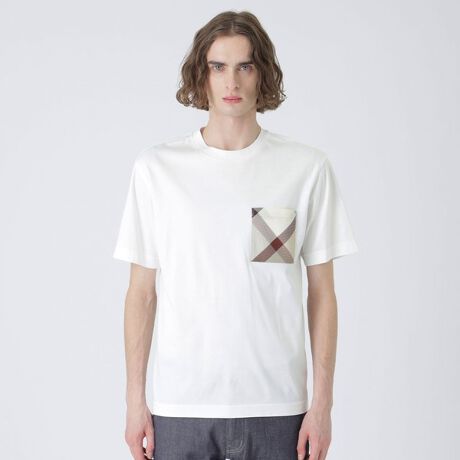 一部店舗限定】クレストブリッジチェックカラミポケットTシャツ