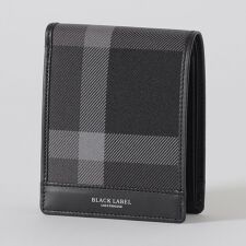 トーナルクレストブリッジチェックコインウォレット | ブラック 