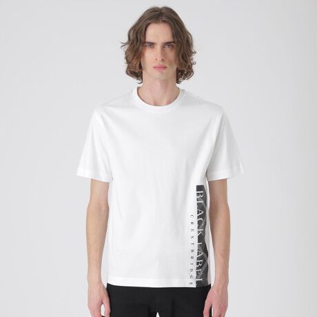 一部店舗限定】クレストブリッジチェックロゴTシャツ | ブラック 