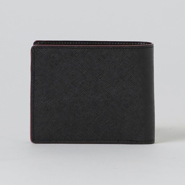 エンボスレザークレストブリッジチェック2つ折りウォレット