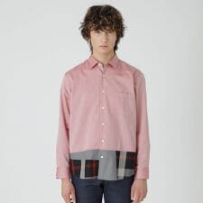 パーシャルチェックシャツ | ブラックレーベル・クレストブリッジ(BLACK LABEL CRESTBRIDGE)