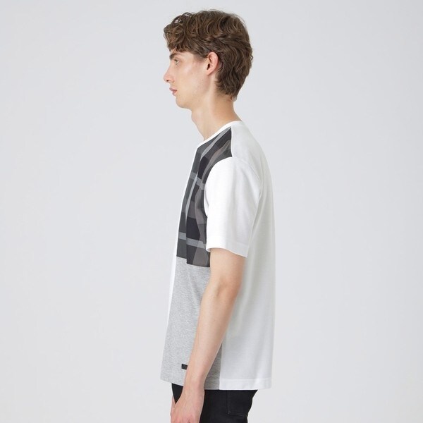 パッチワークハニカムTシャツ | ブラックレーベル・クレスト