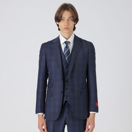 MACKINTOSH LONDON セットアップ スーツ ブルー 強める 大きいサイズ