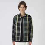 ブラックウォッチクレストブリッジチェックスタンドブルゾン 