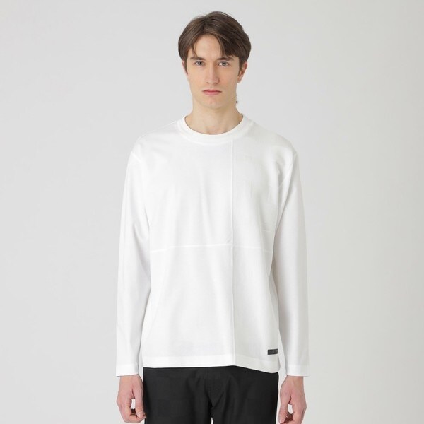 ブラックレーベルクレストブリッジ 新品オフホワイト クルーネックニット LL ブラックレーベルクレストブリッジ 新品オフホワイト クルーネックニット L