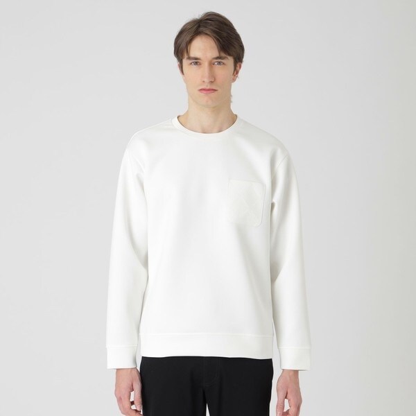 シャドーチェックパッチポケットスウェットシャツ | ブラックレーベル