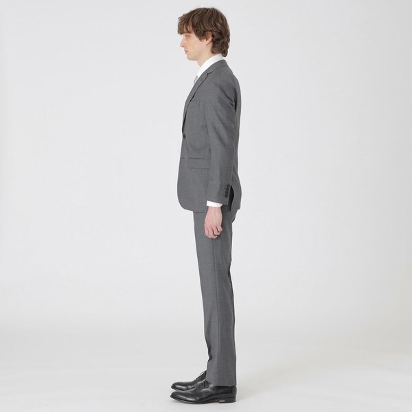 新品 バーバリーブラックレーベル グレー シャークスキン シングルスーツ 38R グレーシャークスキンスーツ | ブラックレーベル・クレストブリッジ