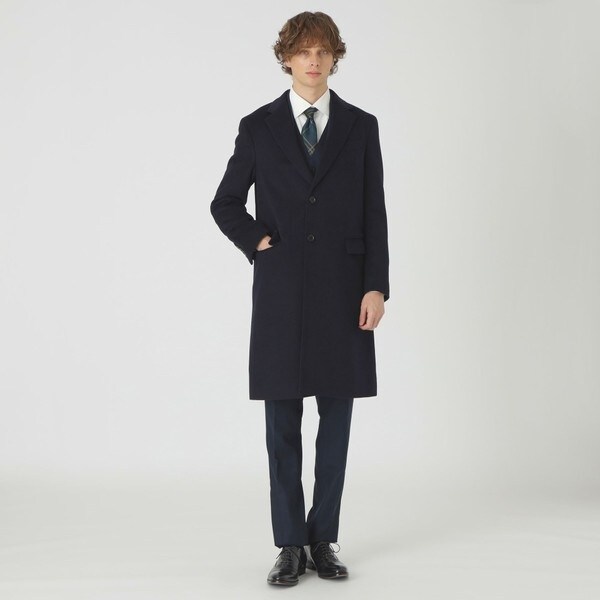 一部店舗限定】ウールチェスターコート | ブラックレーベル・クレスト