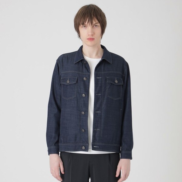 シャドークレストブリッジチェックカラミライダースブルゾン