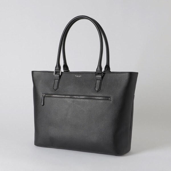 【美品】ブラックレーベル 　黒 　レザートートバッグ シュリンクレザートートバッグ | ブラックレーベル・クレストブリッジ