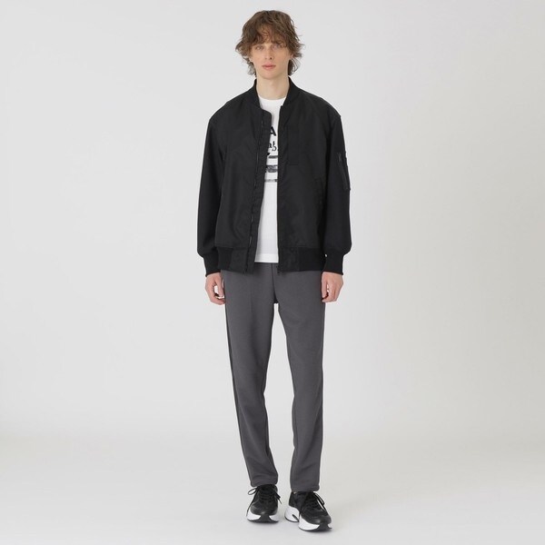 BLACK lab.】LIMONTAナイロンハイブリッドMA-1ジャケット