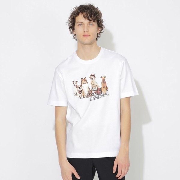 未使用に近い　限定品　ブラックレーベルクレストブリッジ　Tシャツ　M　白 WEB限定】ヘビーウェイトパックTシャツ（WEB限定）｜BLACK LABEL