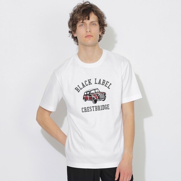 ブラックレーベル【WEB・一部店舗限定】ブリティッシュレトロカーTシャツ S WEB・一部店舗限定】ブリティッシュレトロカーTシャツ