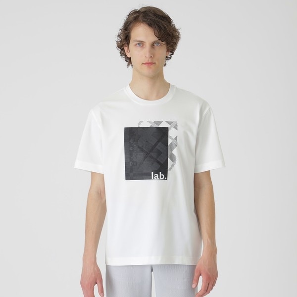 BLACK lab.】ラインストーンボックスロゴTシャツ | ブラックレーベル