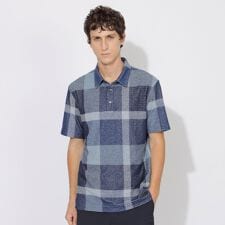 【WEB限定】クレストブリッジチェックパイルポロ
