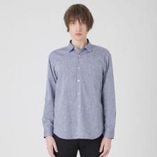 【一部店舗限定】コットンリネンシャンブレーシャツ | ブラックレーベル・クレストブリッジ(BLACK LABEL CRESTBRIDGE)