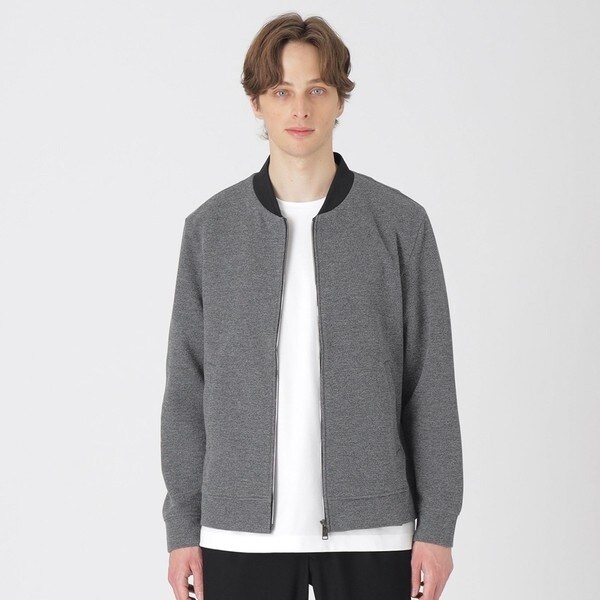 ブラックレーベル・クレストブリッジ　MA-1 一部店舗限定】ダブルフェイスタックジャージーMA-1 | ブラック