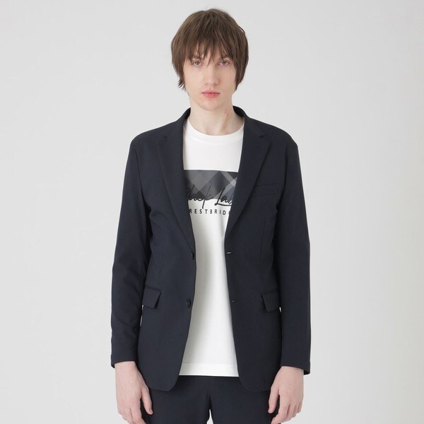ダブルフェイスクレストブリッジチェックダッフルコート