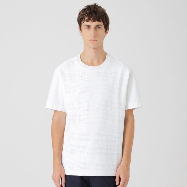 ブラックレーベル　クレストブリッジ　vネック　Tシャツ　3枚セット 一部店舗限定】ショルダーチェックVネックTシャツ | ブラック