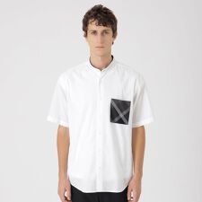 【一部店舗限定】コットンリネンバンドカラーシャツ | ブラックレーベル・クレストブリッジ(BLACK LABEL CRESTBRIDGE)