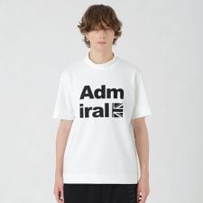 【BLACK lab.×Admiral】シャドーチェックロゴグラフィックTシャツ