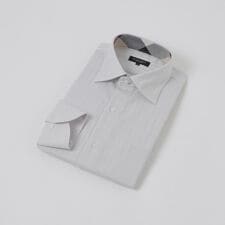 ハイストレッチシャドーストライプセミワイドカラーシャツ