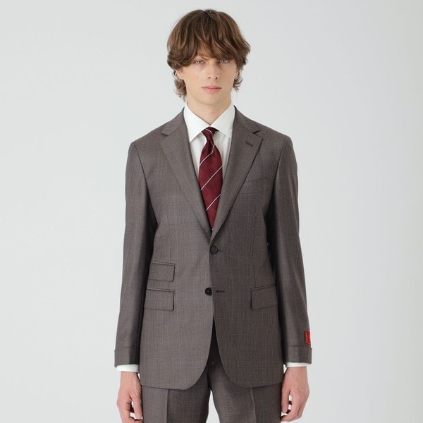 一部店舗限定】Zegna ELECTAネイビーシャドーストライプスリーピース