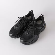 【BLACK.lab】カルゼシャドークレストブリッジチェックコンビビブラムスニーカー