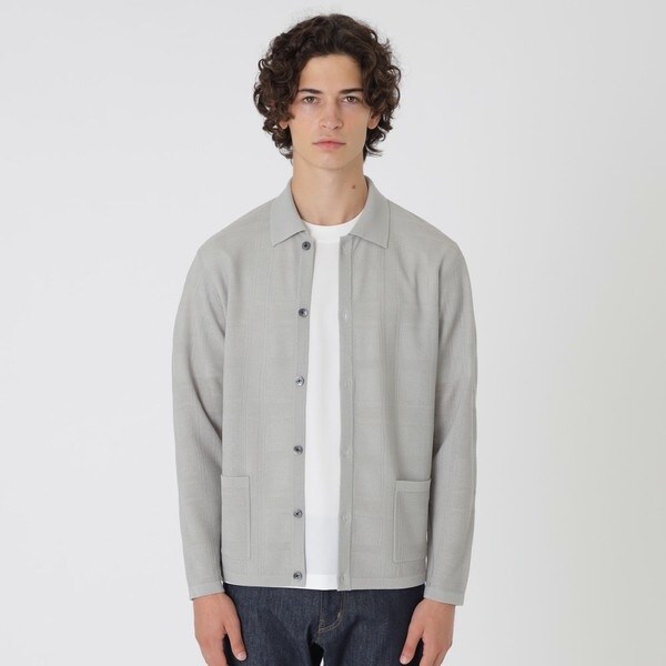 シャドークレストブリッジチェックカラミライダースブルゾン