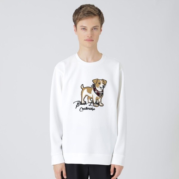 BLACK lab.】クレストブリッジチェック&ロゴTシャツ | ブラック