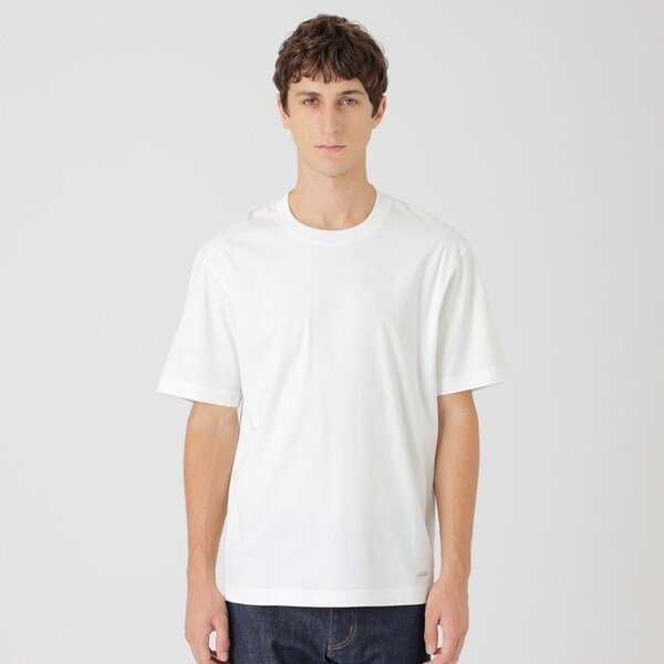 BLACK lab.】クレストブリッジチェック&ロゴTシャツ | ブラック