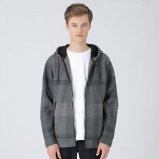 【BLACK lab.】シアーダンボールクレストブリッジチェックパーカー
