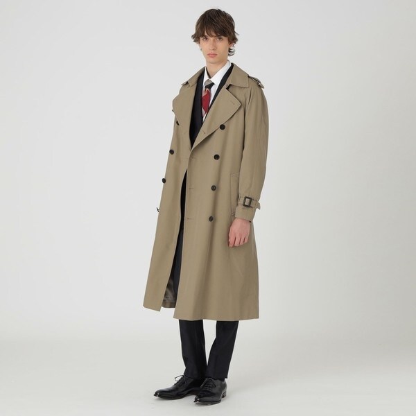 ポロラルフローレン 2way リバーシブル トレンチコート パッチワーク チェック パッチワーク ウール ジャケット | ポロ ラルフ