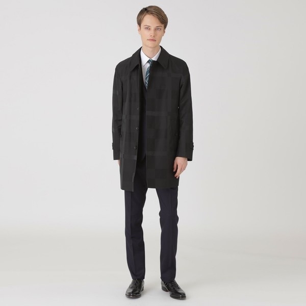 エアリーメルトンクレストブリッジチェックダッフルコート