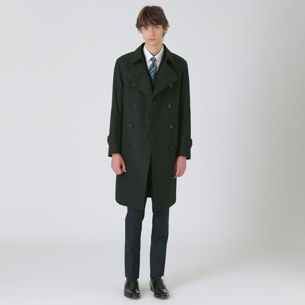 希少 LL 美品 ブラックレーベル クレストブリッジ スタンドカラーコート ブラックレーベルクレストブリッジ BLACK LABEL CRESTBRIDGE