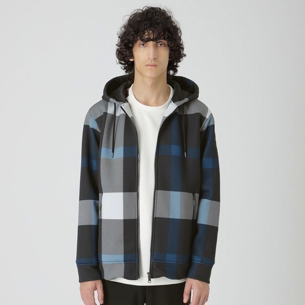 クレストブリッジチェックラッセルパーカー | ブラックレーベル