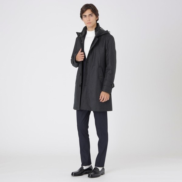 BLACK OF BLACKs シティパーカー | ブラックレーベル・クレスト