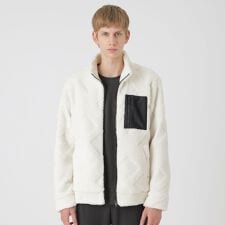 【BLACK lab.】シャドーチェックボアブルゾン