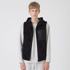 【BLACK lab.】シャドーチェックボアベスト