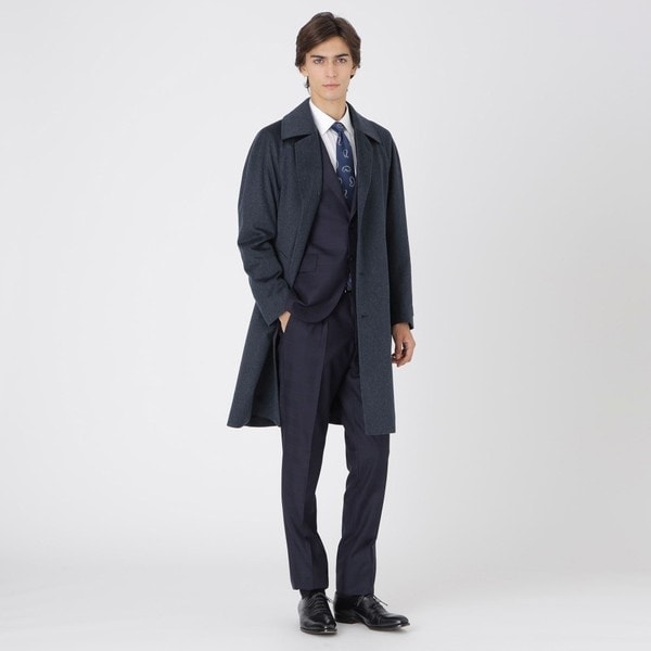 【美品】ブラックレーベルクレストブリッジ チェスターコート ウール LL 一部店舗限定】ウールチェスターコート | ブラックレーベル