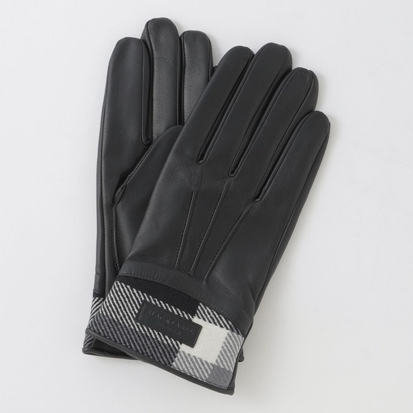 パーシャルクレストブリッジチェックグローブ | ブラックレーベル