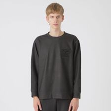 【BLACK lab.】ダウンファブリックロゴスウェットシャツ