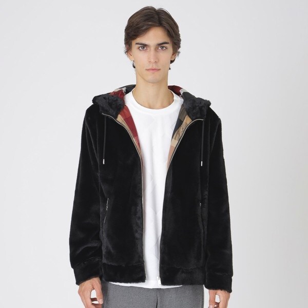 ライトウェイトバックチェックパーカー | ブラックレーベル・クレスト