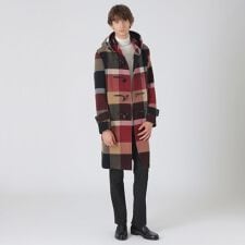 【10th ANNIVERSARY】エアリーメルトンクレストブリッジチェックダッフルコート