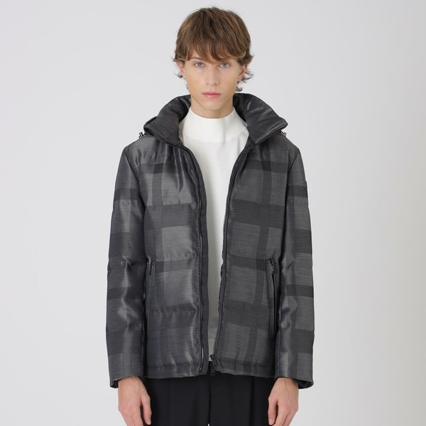 LIMONTAプレミアムシャドーチェックダウン | ブラックレーベル