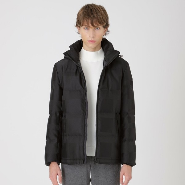 LIMONTAプレミアムシャドーチェックダウン | ブラックレーベル