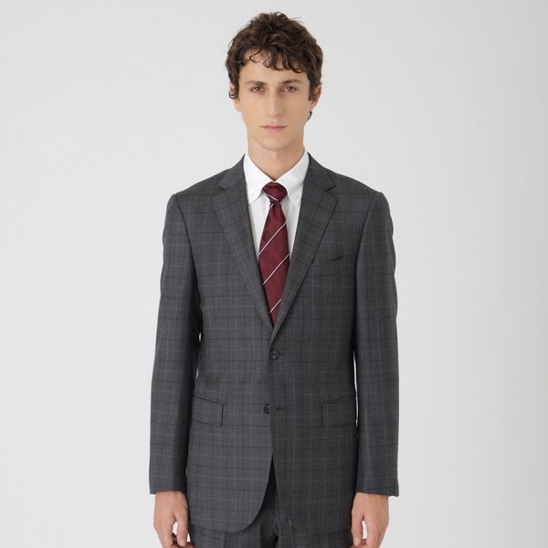 ネイビーソリッドスーツ | ブラックレーベル・クレストブリッジ (BLACK